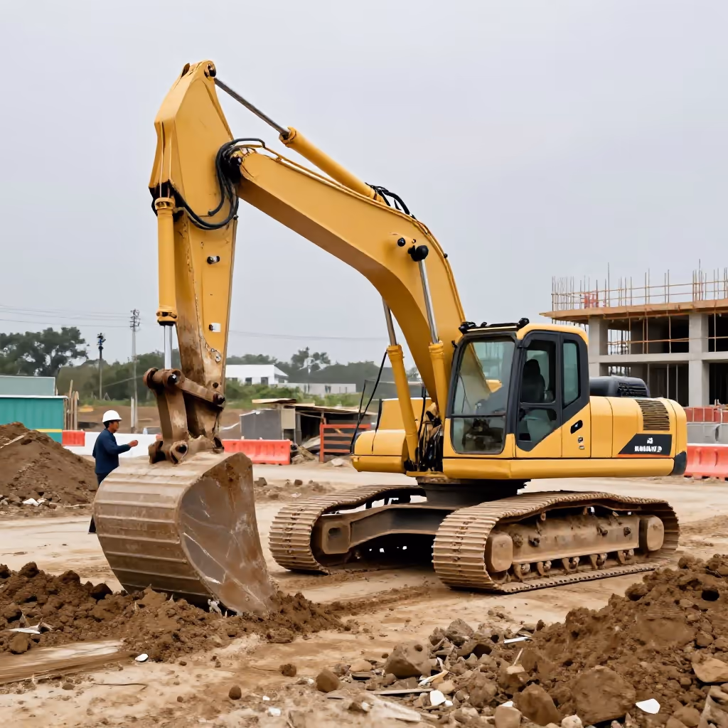 Visual example for Baumaschine: die Baumaschine