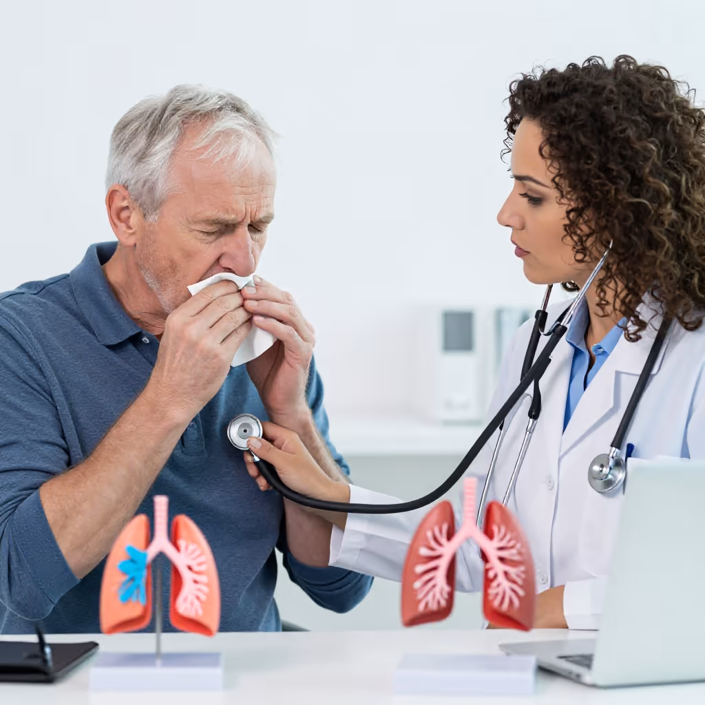 Visual example for Bronchitis: die Bronchitis