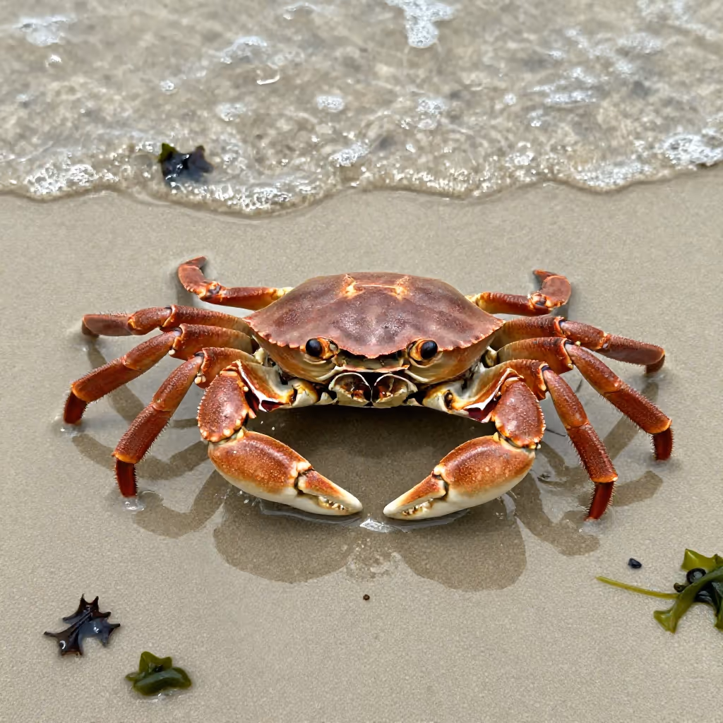Visual example for Krabbe: die Krabbe