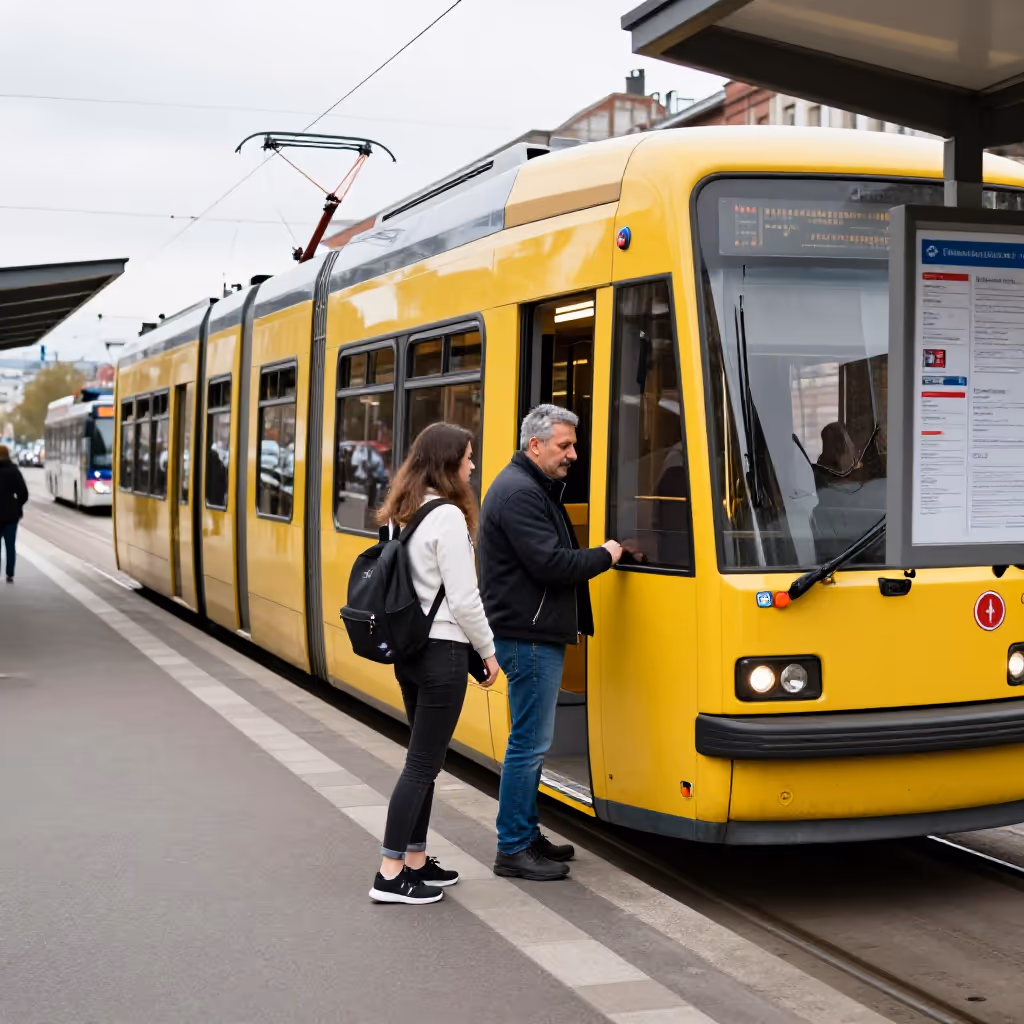Visual example for Personennahverkehr: der Personennahverkehr