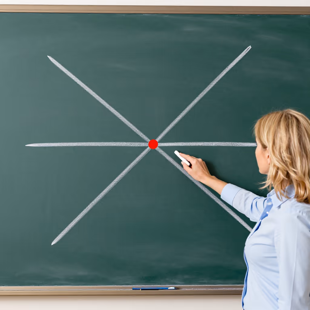 Visual example for Schnittpunkt: der Schnittpunkt