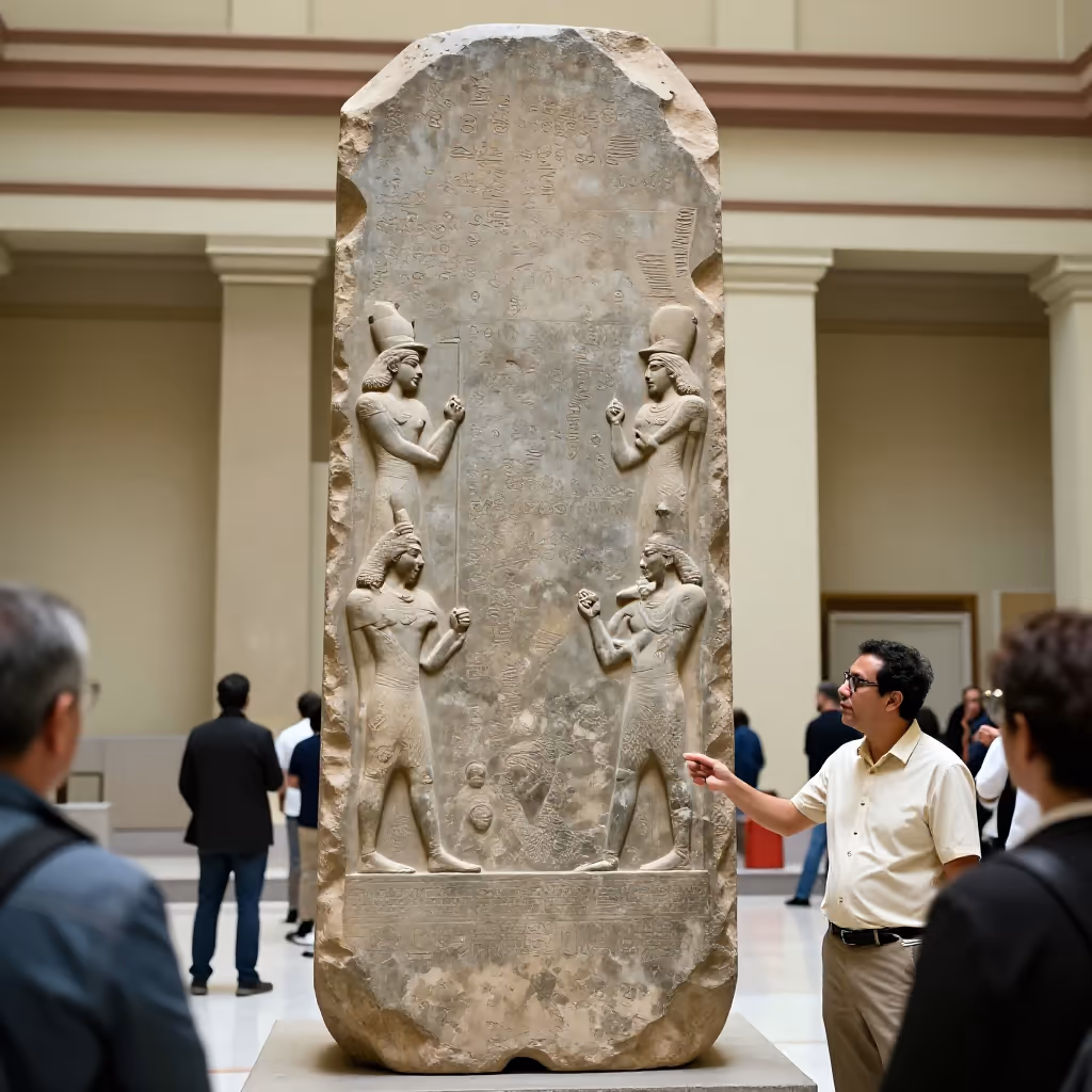 Visual example for Stele: die Stele