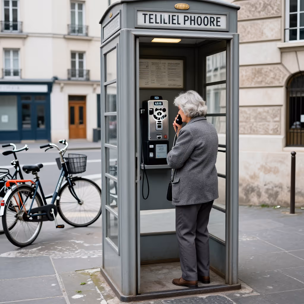 Visual example for Telefonzelle: die Telefonzelle