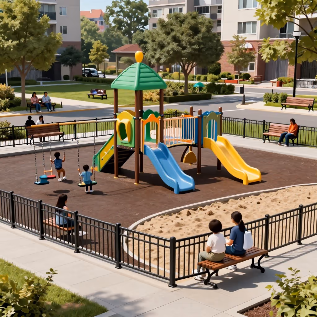 Visual example for Kinderspielplatz: der Kinderspielplatz