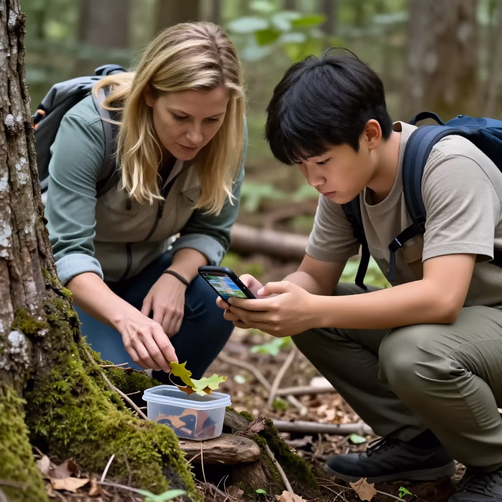 Visual example for Geocaching: das Geocaching