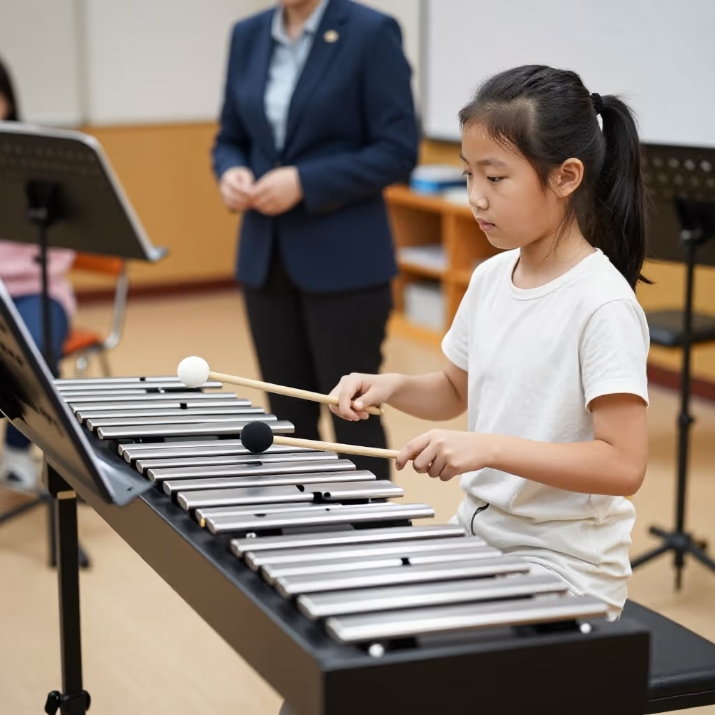 Visual example for Glockenspiel: das Glockenspiel
