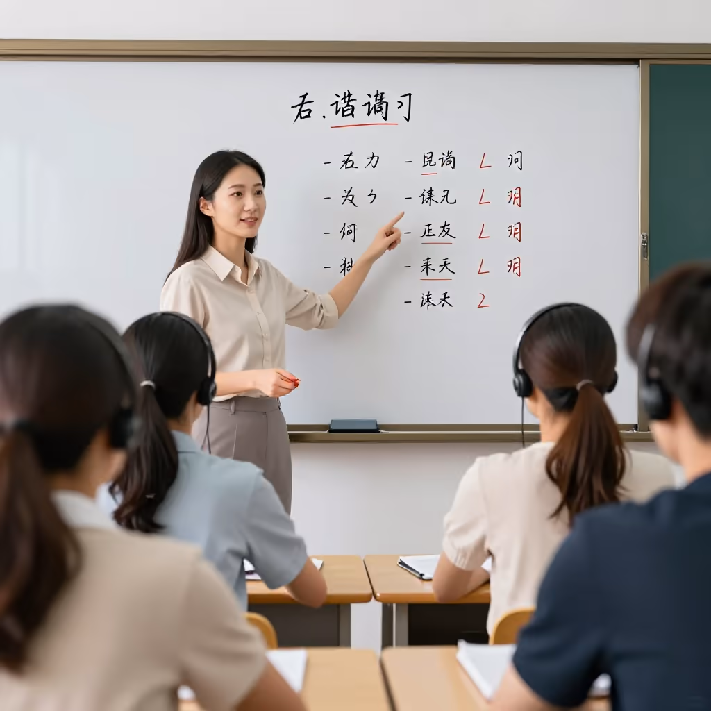 Visual example for Mandarin: der Mandarin