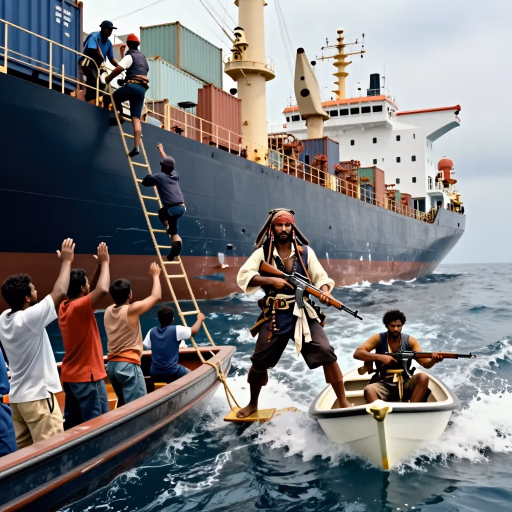Visual example for Piraterie: die Piraterie
