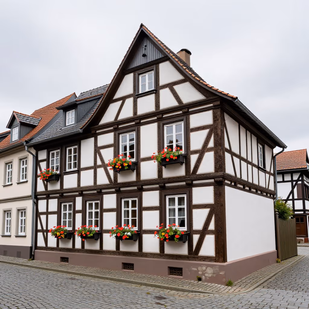 Visual example for Fachwerkhaus: das Fachwerkhaus