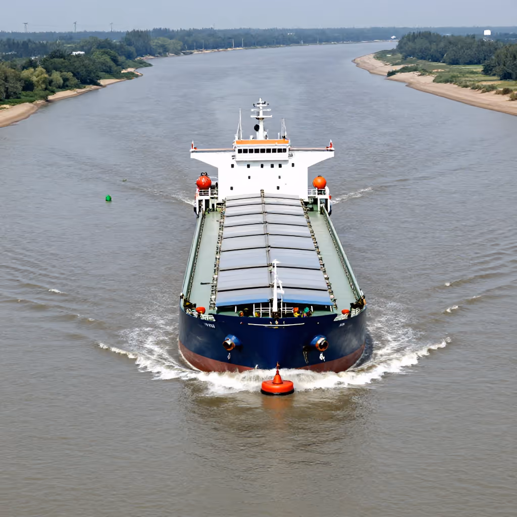 Visual example for Fahrwasser: das Fahrwasser