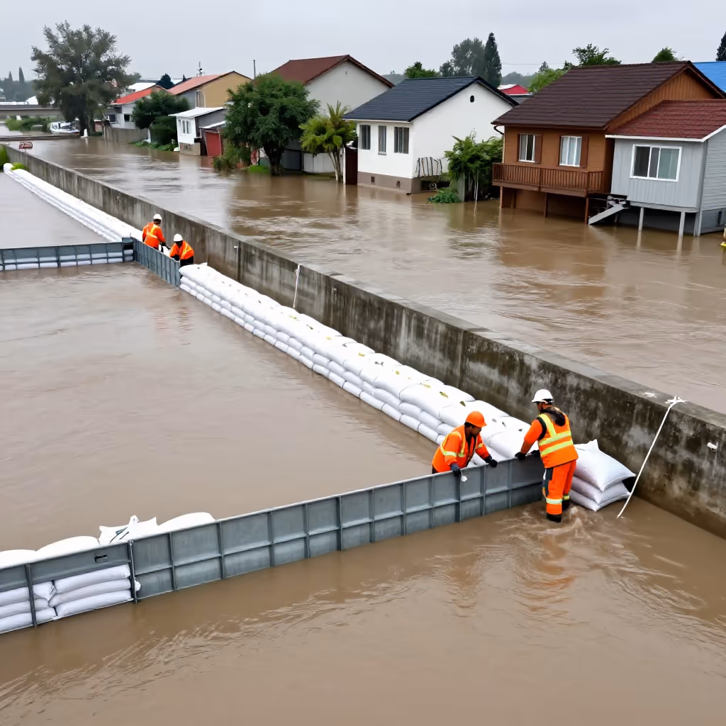 Visual example for Hochwasserschutz: der Hochwasserschutz