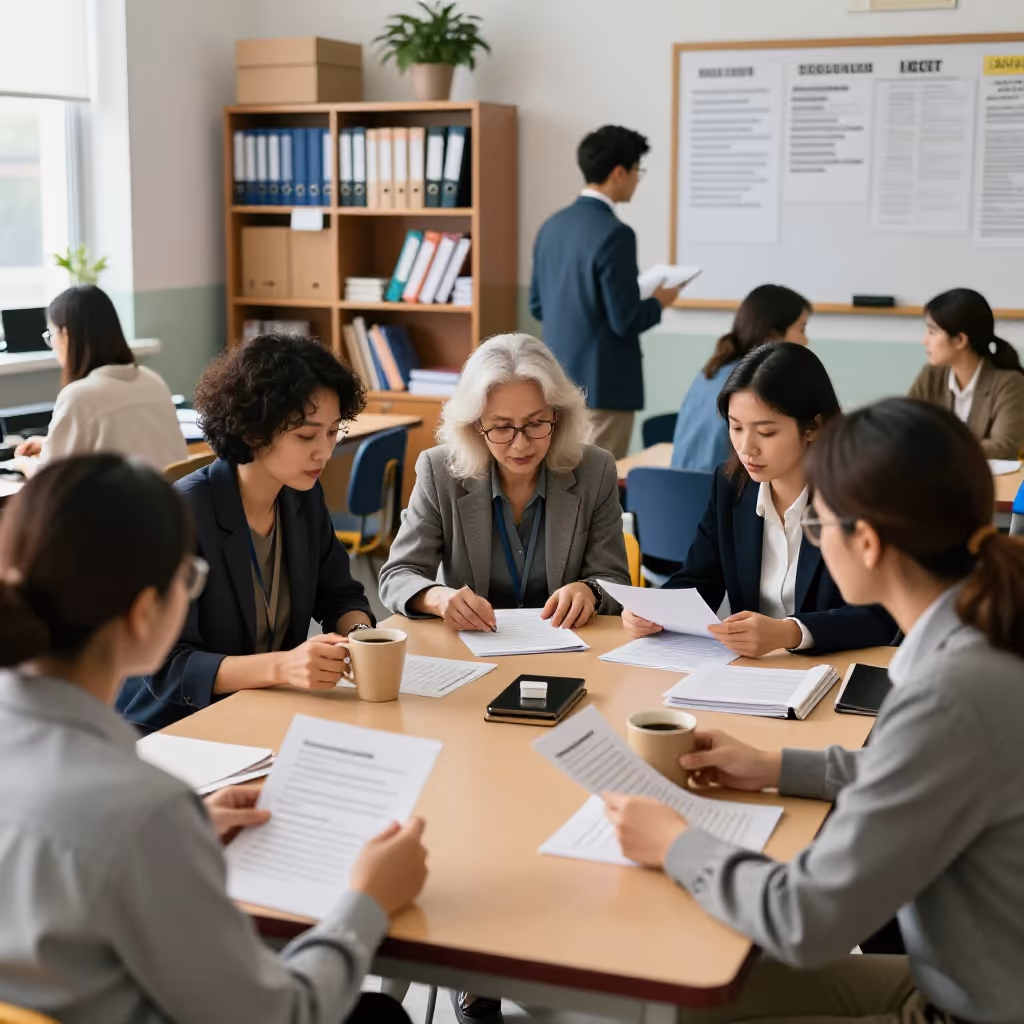 Visual example for Lehrerzimmer: das Lehrerzimmer