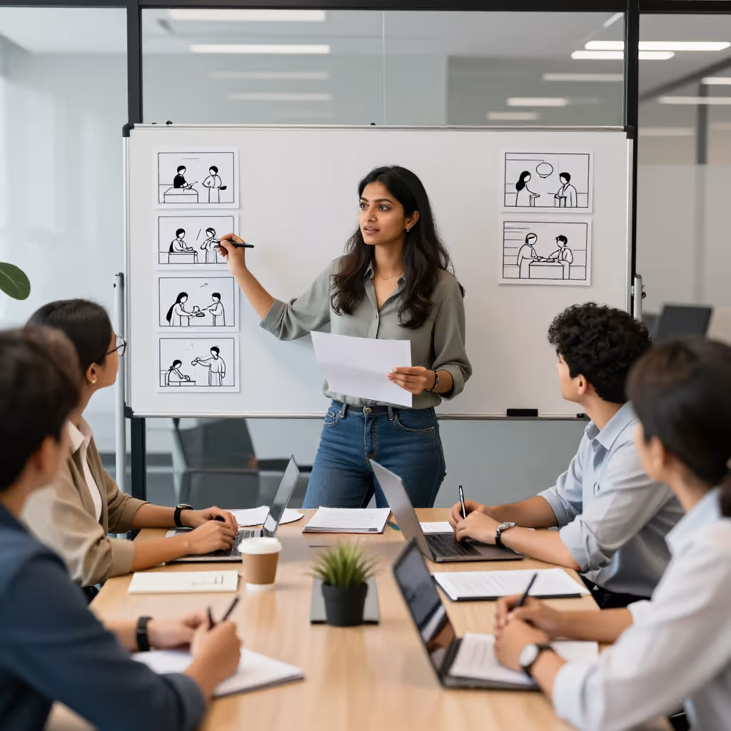 Visual example for Storytelling: das Storytelling