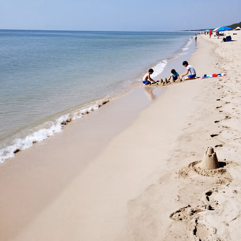 Visual example for Sandstrand: der Sandstrand