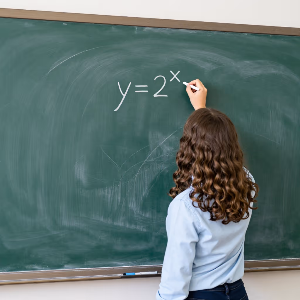 Visual example for exponentiell: exponentiell