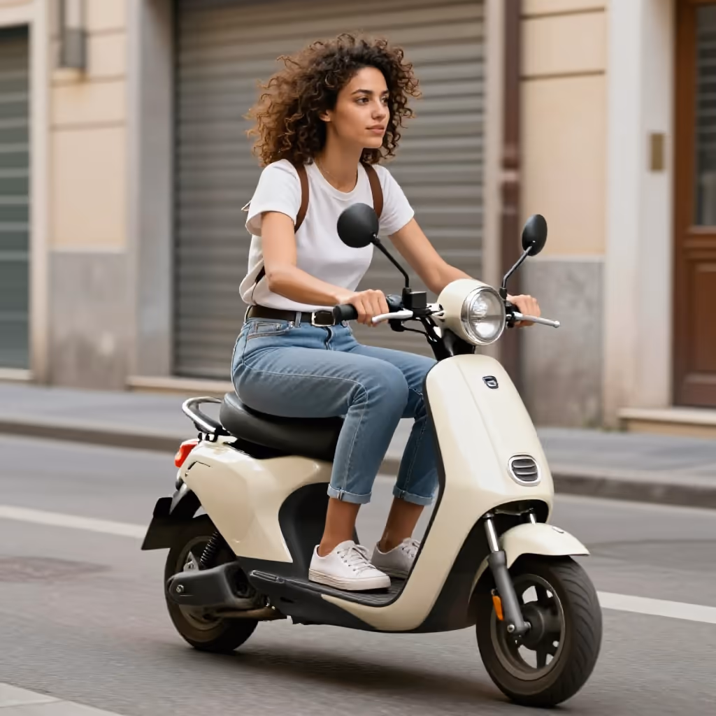 Visual example for Motorroller: der Motorroller