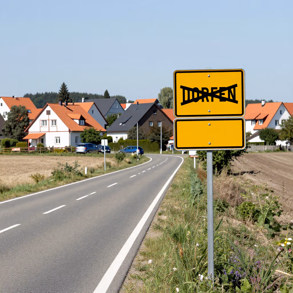 Visual example for Ortsausgang: der Ortsausgang