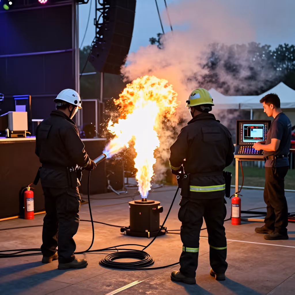 Visual example for Pyrotechnik: die Pyrotechnik