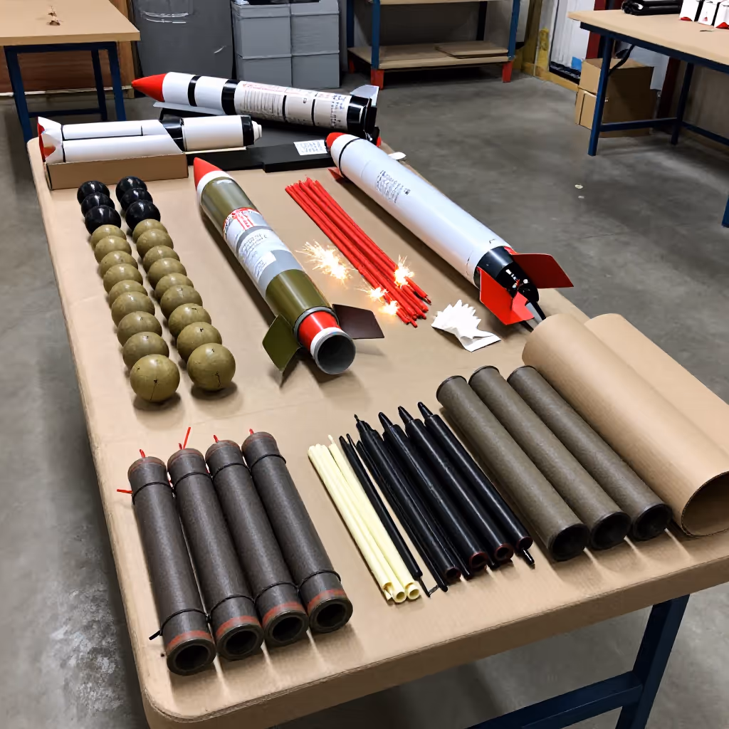 Visual example for Pyrotechnik: die Pyrotechnik