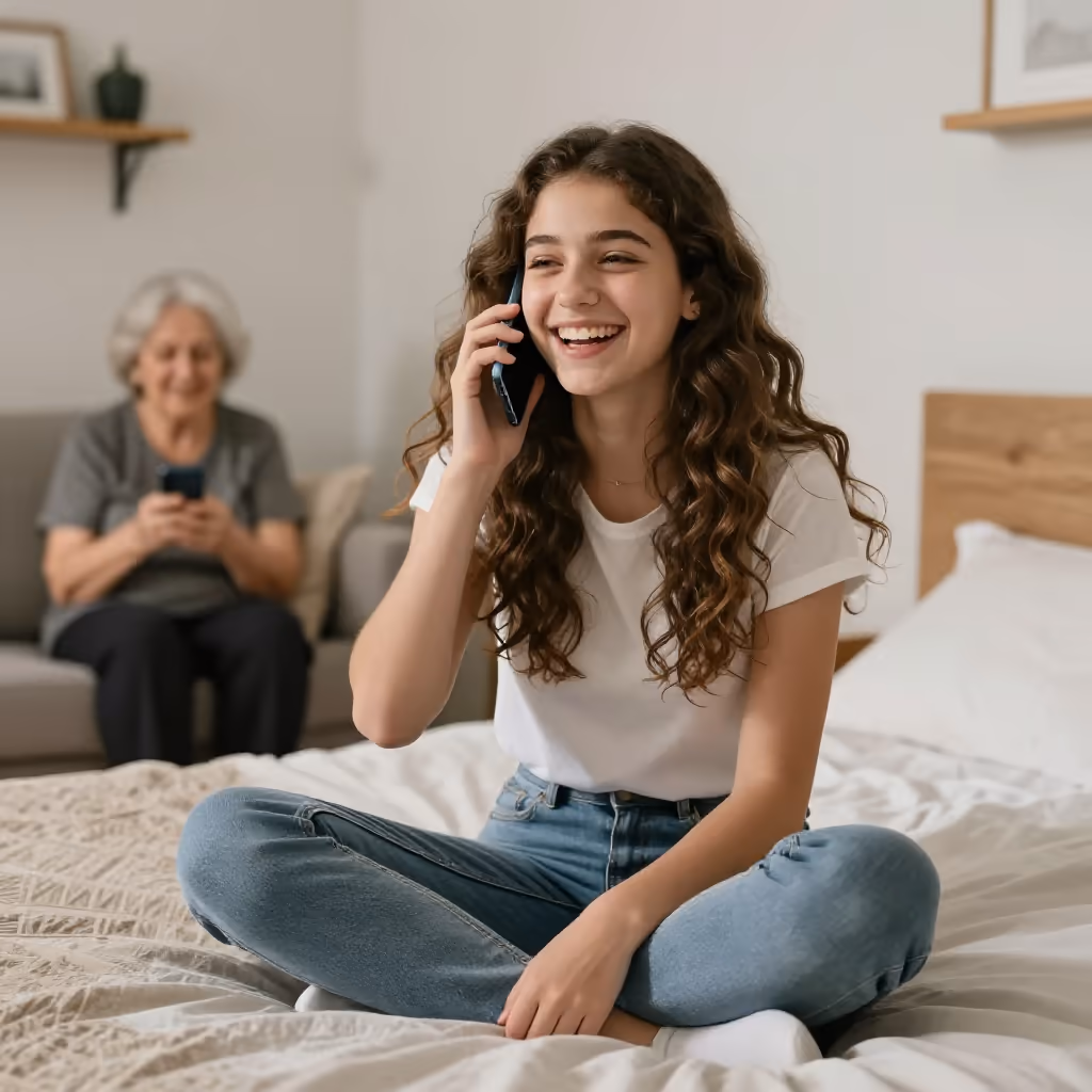 Visual example for Telefongespräch: das Telefongespräch