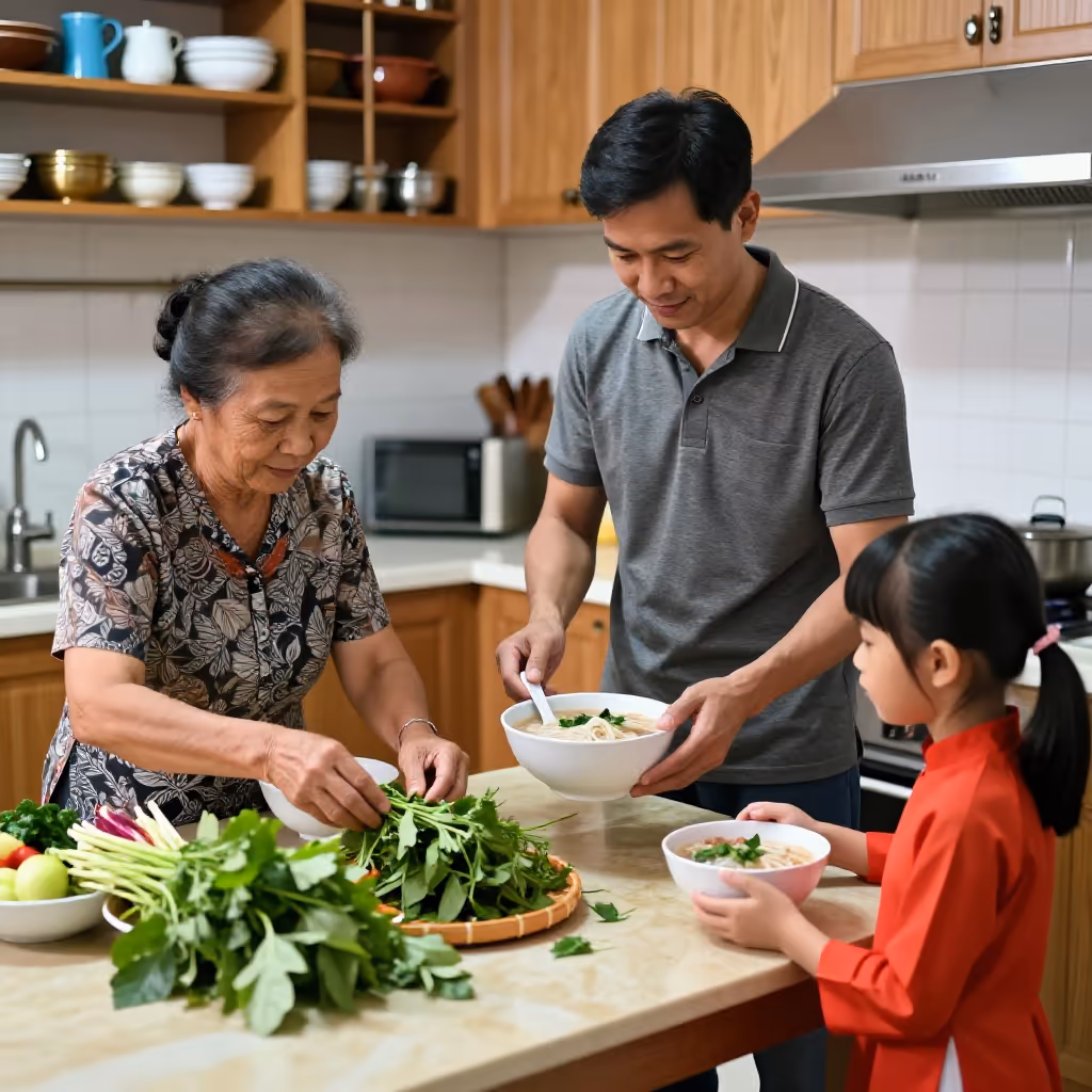 Visual example for vietnamesisch