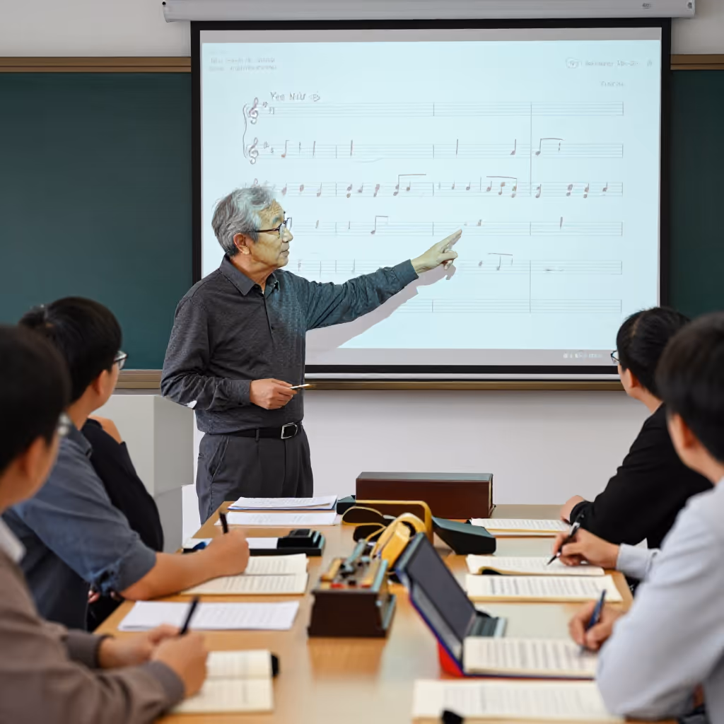Visual example for Musikwissenschaft