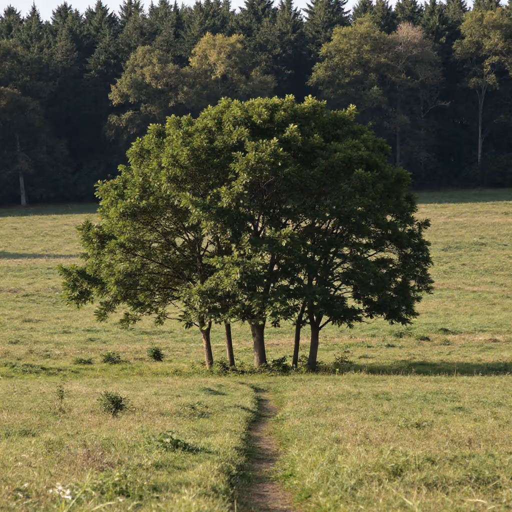 Visual example for Wäldchen: das Wäldchen