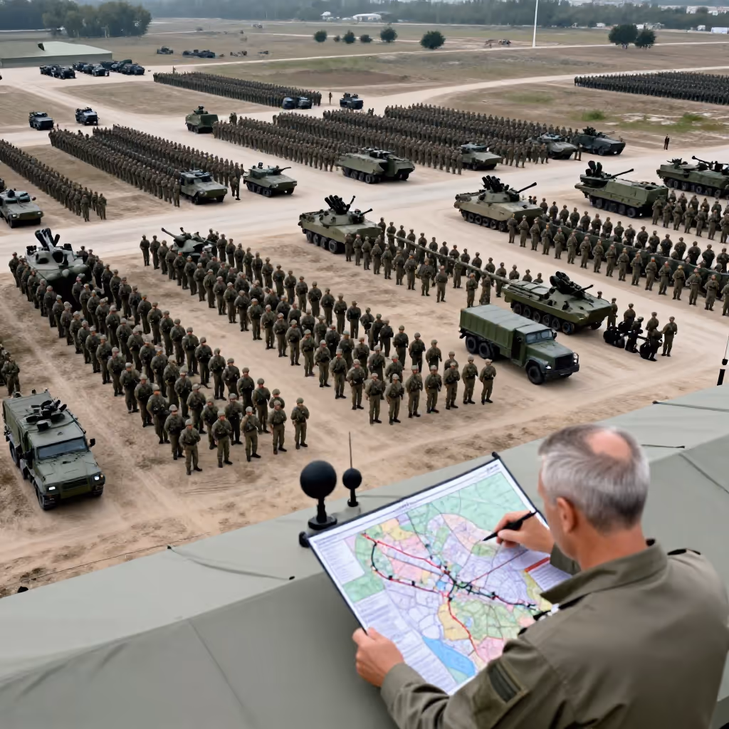 Visual example for Armeekorps: das Armeekorps