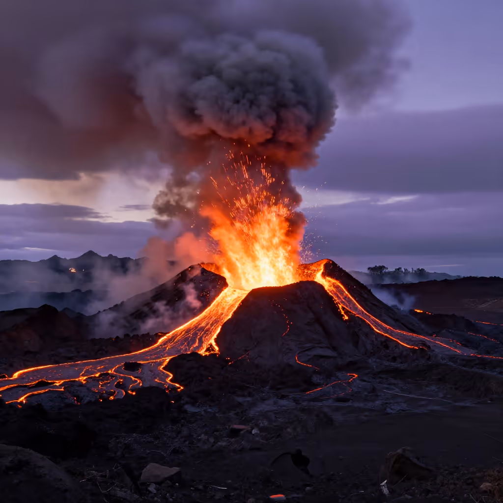 Visual example for Eruption: die Eruption