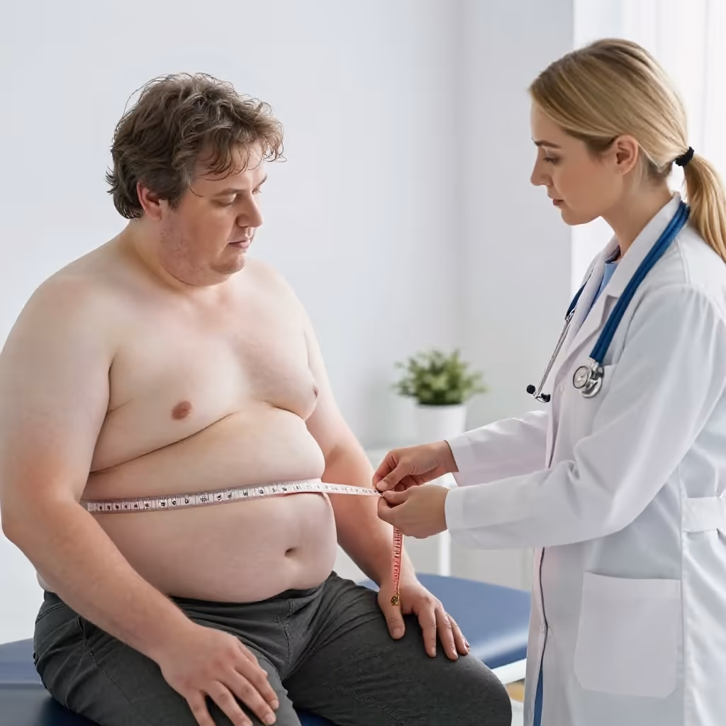 Visual example for Fettleibigkeit: die Fettleibigkeit