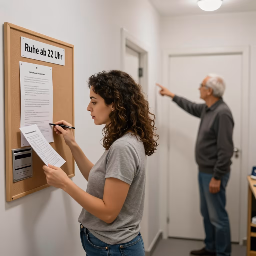 Visual example for Hausordnung: die Hausordnung