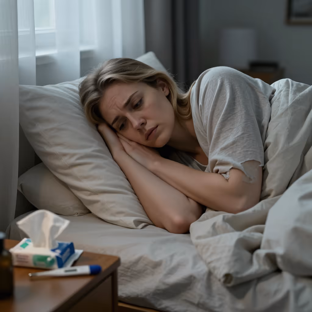 Visual example for Krankenbett: ans Krankenbett gefesselt sein
