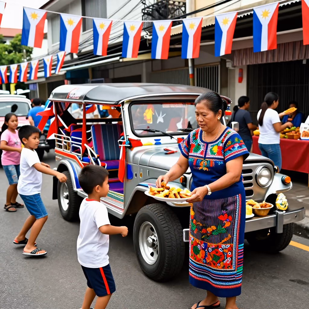 Visual example for philippinisch: philippinisch